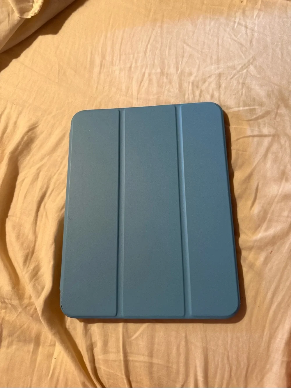 Clear Back Shockproof TPU iPad Case - Sky Blue